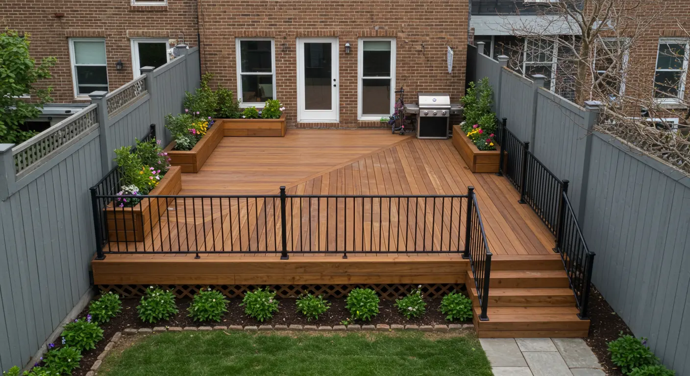 Custom Wood Deck Brooklyn