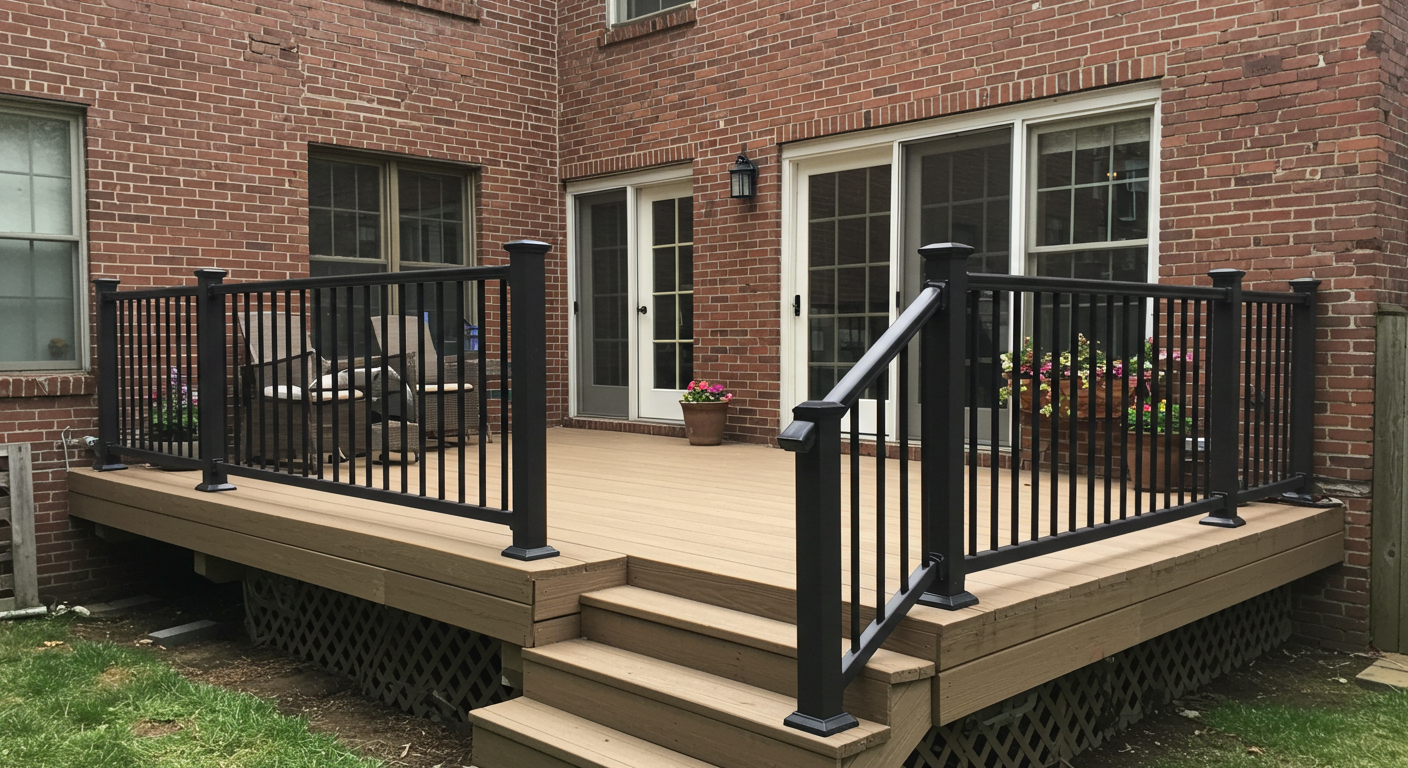 Deck Railing Installation