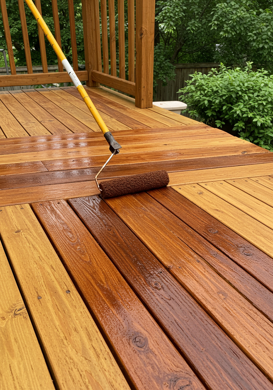 Deck Staining Services NYC
