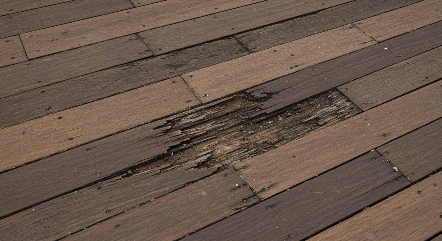 Repairing Damaged Deck Boards