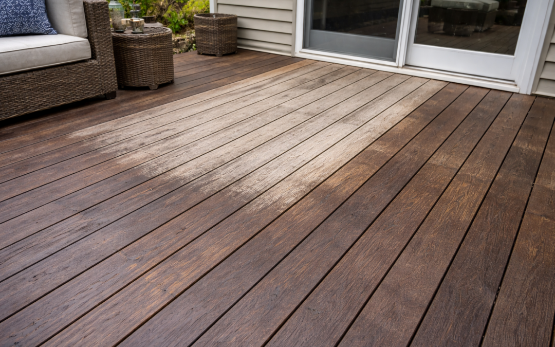 How to Fix Discolored Decking Without Replacing Boards