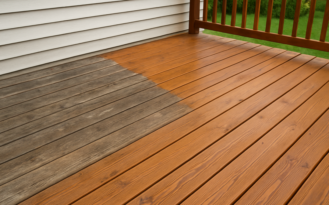 How to Make an Old Wooden Deck Look New Again
