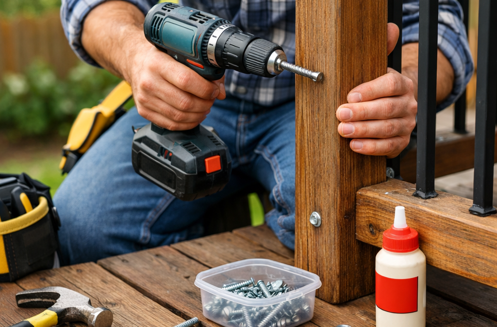 How to Repair Loose Railings on Your Deck Safely