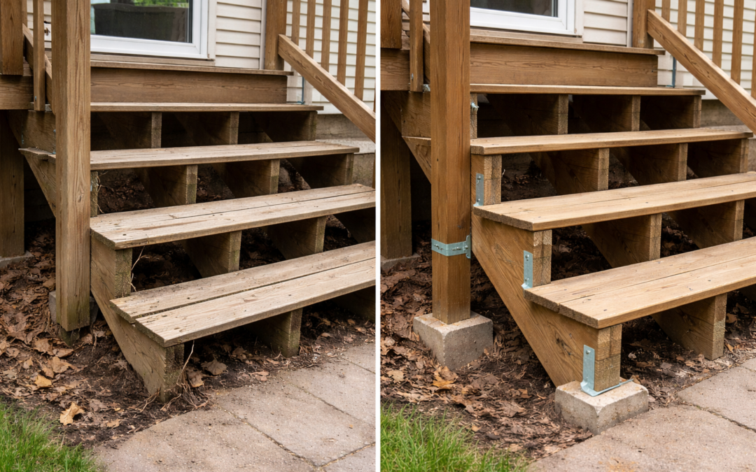 Why Your Deck Stairs Feel Weak and How to Reinforce Them