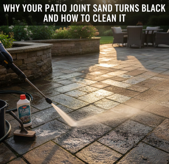 Why Your Patio Joint Sand Turns Black