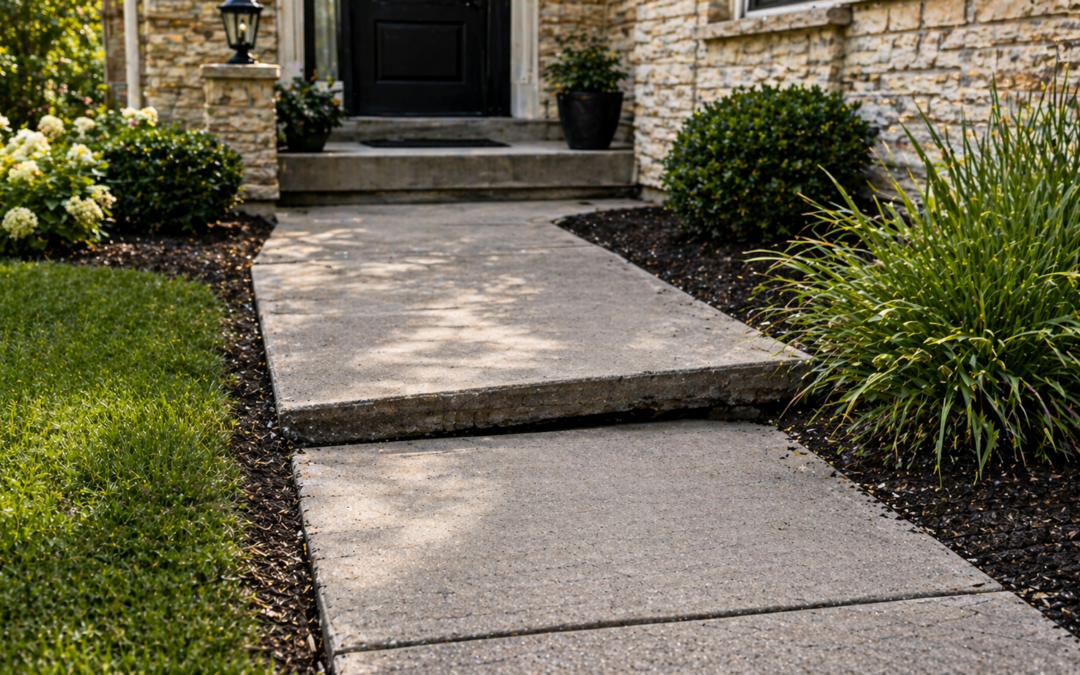 Why Your Front Walkway Sinks and How to Fix It