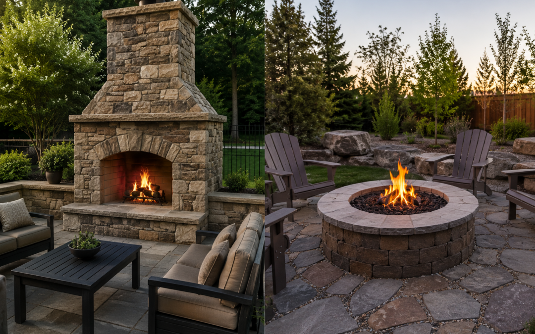 Outdoor Stone Fireplaces vs Fire Pits: Which Adds More Value?